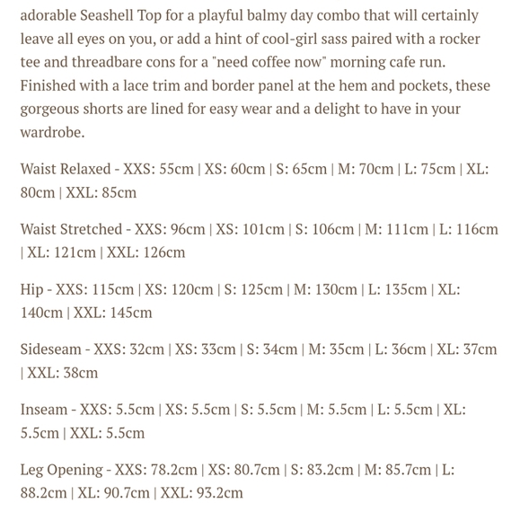 Spell Seashell Shorts XS - Picture 4 of 9